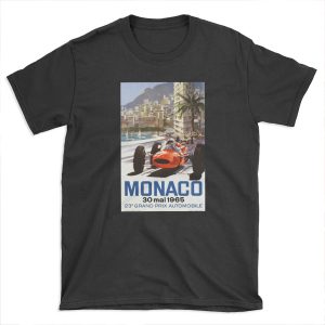 1965 Monaco Grand Prix Racing T-shirt Tee