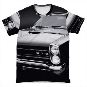 1965 Pontiac Gto B/W AOP T-shirt Tee