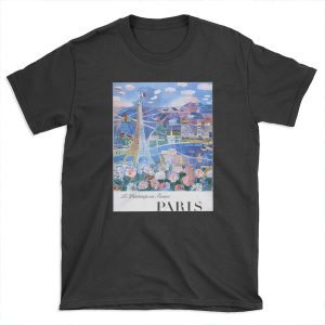 1966 Raoul Dufy Le Printemps en France - Paris Travel T-shirt Tee