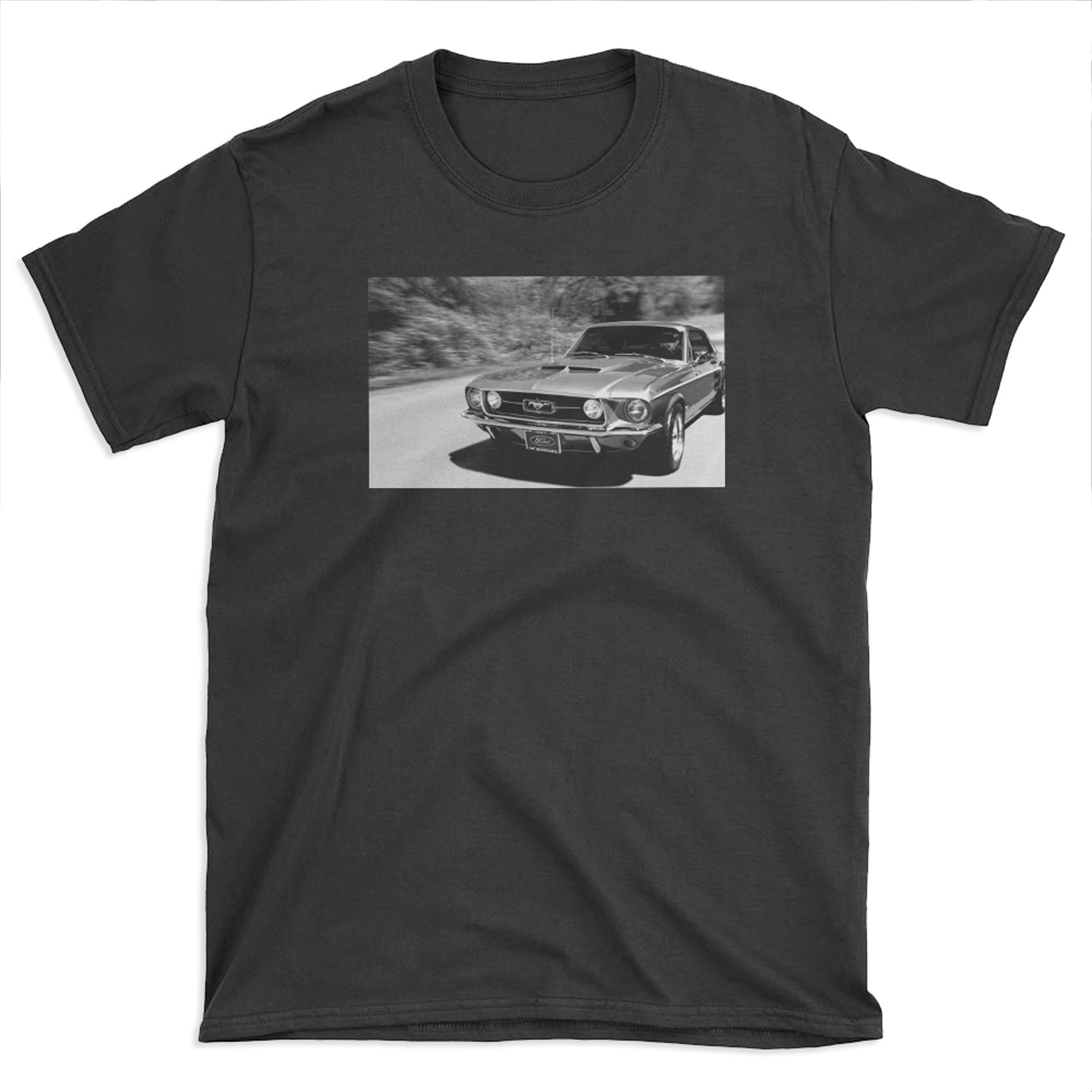 1967 Ford Mustang B/W T-shirt Tee