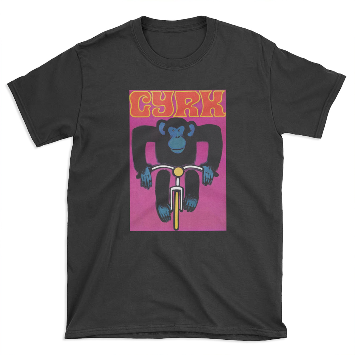 1968 Cyrk Cycling Chimpanzee Polish Circus T-shirt Tee
