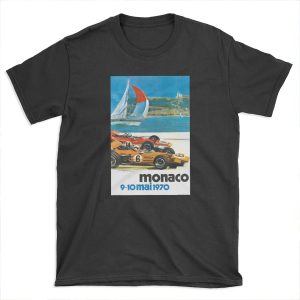 1970 Monaco Grand Prix Racing T-shirt Tee