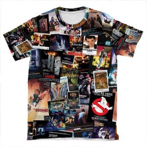 1980S Movie Posters AOP T-shirt Tee