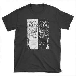 2 Wolf Cherokee Legend Two Wolves With Story T-shirt Tee
