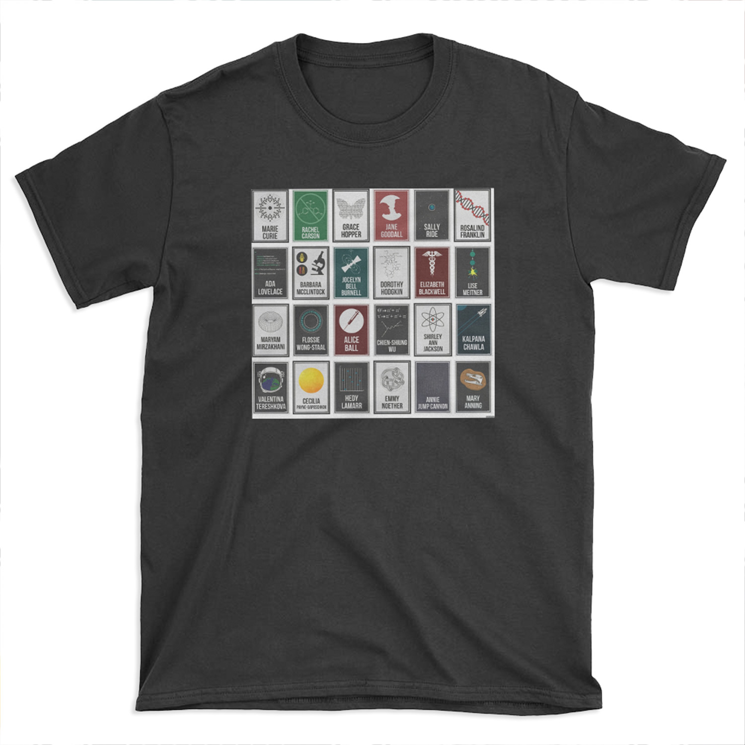 24 Women Who Changed Science. And The World. T-shirt Tee