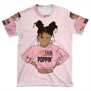 2Bunz (Melanin Poppin') Aba AOP T-shirt Tee