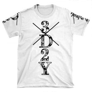 3D2Y 2 AOP T-shirt Tee