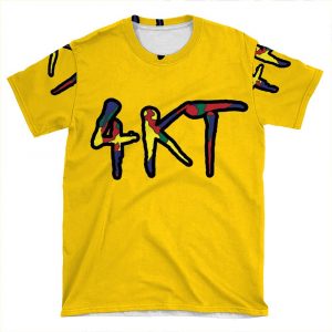 4Kt Hip Hop Gang Colored Youngboy AOP T-shirt Tee