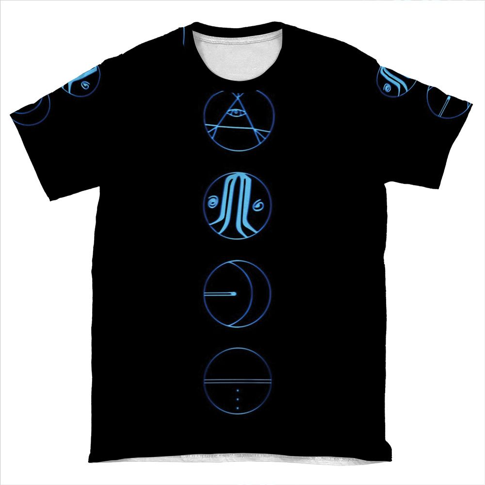 5 Seconds Of Summer Symbols AOP T-shirt Tee