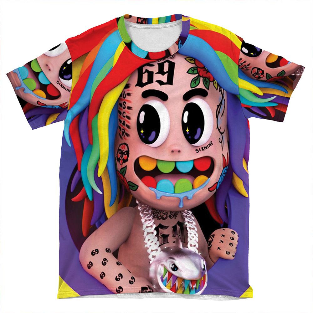 6Ix9Ine Tattletales Album Merch AOP T-shirt Tee