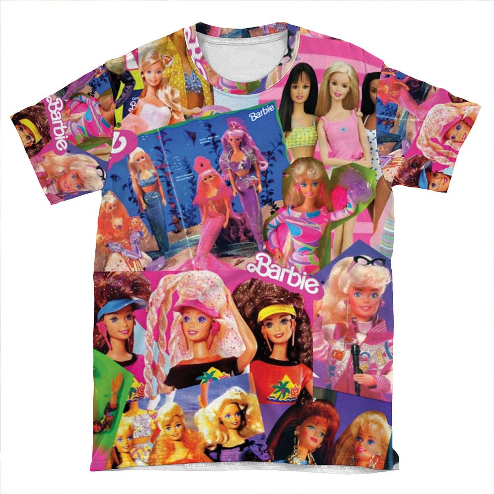 80's Barbie AOP T-shirt Tee