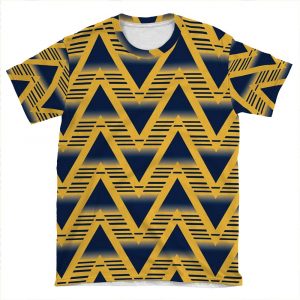 91-92 Arsenal Pattern AOP T-shirt Tee