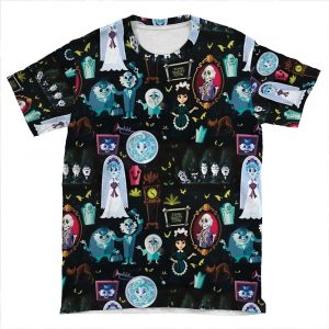 999 Happy Haunts AOP T-shirt Tee