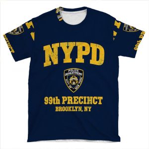 99Th Precinct - Brooklyn Ny AOP T-shirt Tee