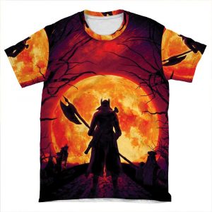 A Blood Moon's Night (Bloodborne) AOP T-shirt Tee