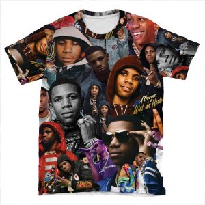 A Boogie Wit Da Hoodie Collage AOP T-shirt Tee
