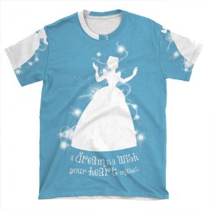 A Dream Is A Wish AOP T-shirt Tee