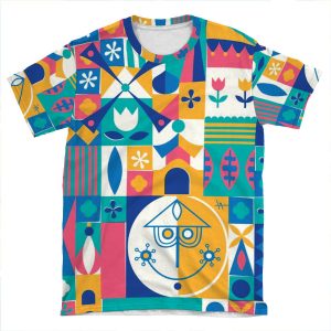A Small World AOP T-shirt Tee