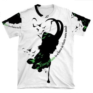 A Villian Is A Hero AOP T-shirt Tee