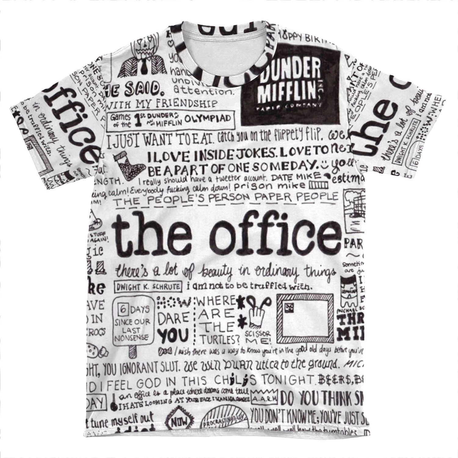 A Visual Representation Of The Office AOP T-shirt Tee