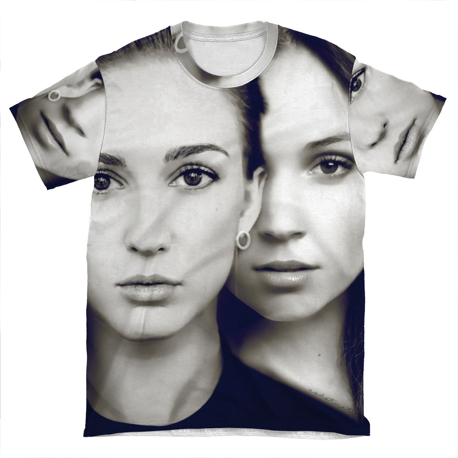 A #Wayhaught Portrait AOP T-shirt Tee