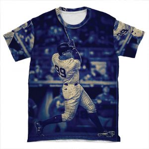 Aaron Judge In Blue AOP T-shirt Tee