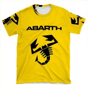 Abarth &Amp Scorpion (Black) AOP T-shirt Tee