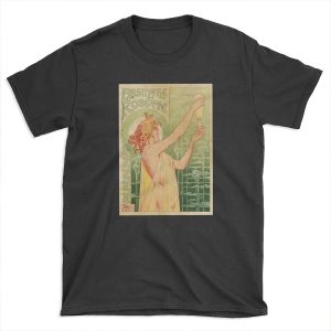 Absinthe Robette Vintage Alcohol Art Advert T-shirt Tee