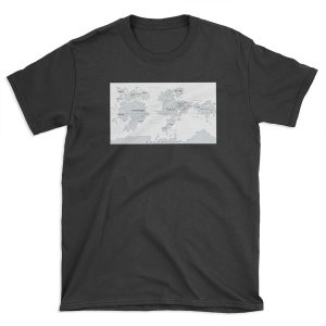 Ace Combat Strangereal Map T-shirt Tee