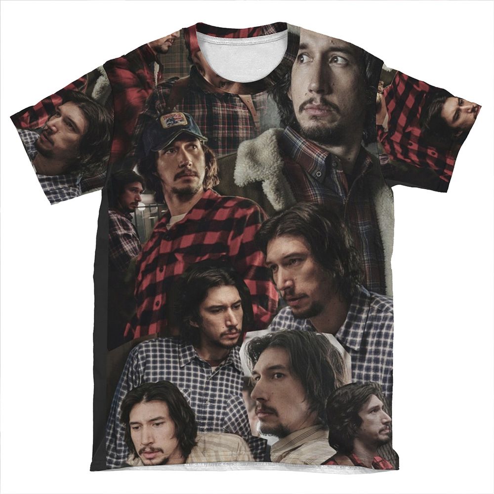 Adam Driver -- Flip Zimmerman In Blackkklansman Collage 2018 AOP T-shirt Tee