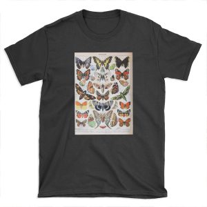 Adolphe Millot - Papillons A - French vintage poster T-shirt Tee