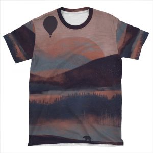 Adrift In The Mountains... AOP T-shirt Tee