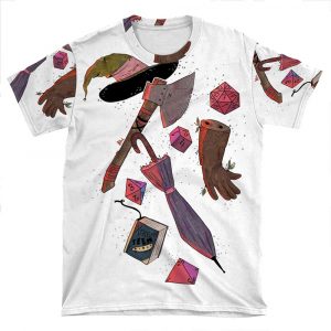 Adventure Zone Inventory AOP T-shirt Tee