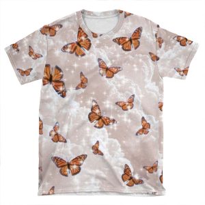 Aesthetic Butterflies AOP T-shirt Tee