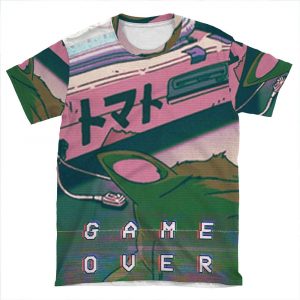 Aesthetic Game Over AOP T-shirt Tee