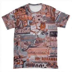 Aesthetic Retro Collage AOP T-shirt Tee