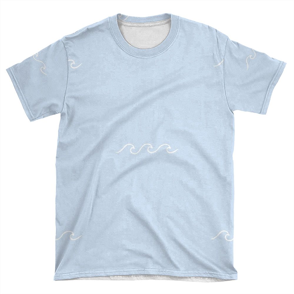 Aesthetic Wave 2 AOP T-shirt Tee