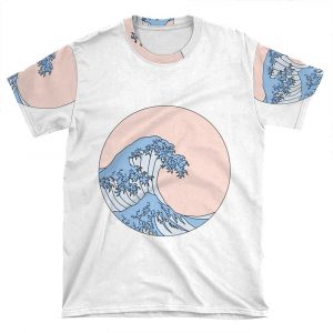 Aesthetic Wave AOP T-shirt Tee
