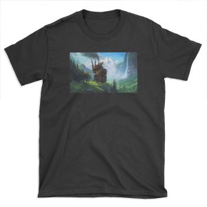 Aesthetics Moving Castle In Forest T-shirt Tee
