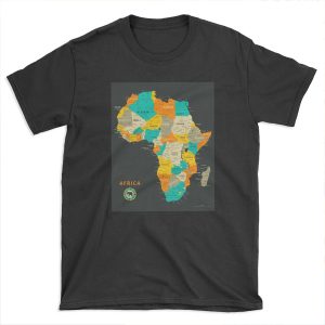 Africa Map T-shirt Tee