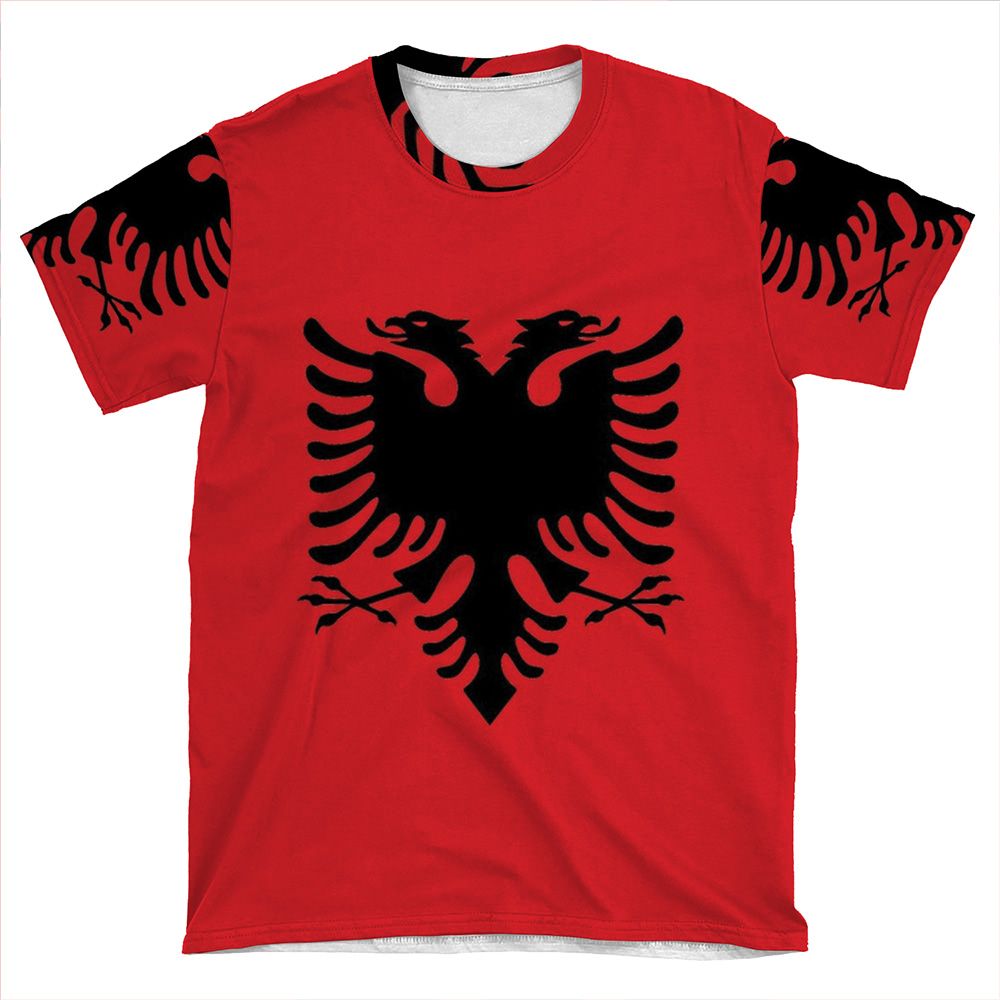 Albanian Emblem AOP T-shirt Tee