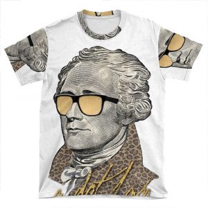 Alexander Hamilton - A Dot Ham AOP T-shirt Tee