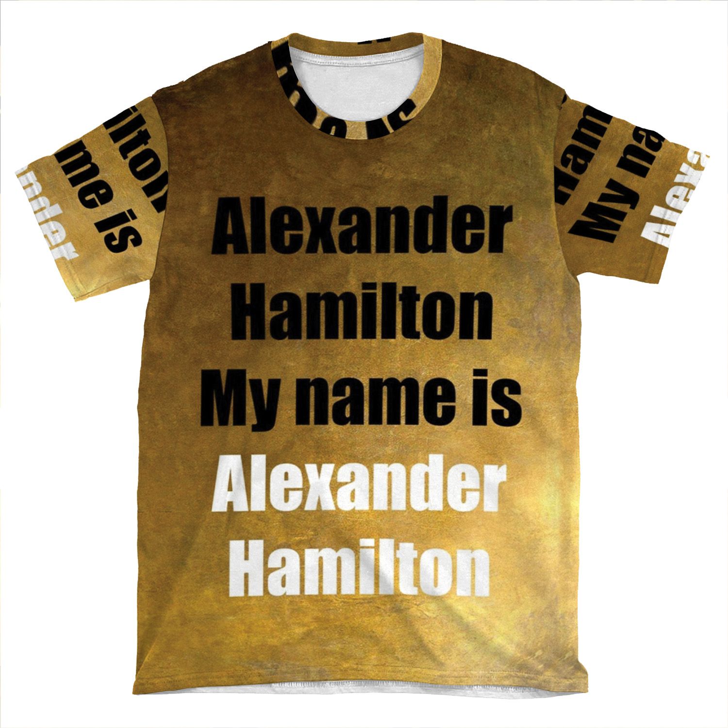 Alexander Hamilton AOP T-shirt Tee