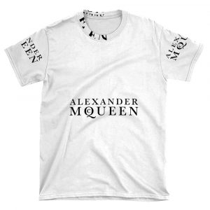 Alexander Mcqueen Style AOP T-shirt Tee