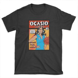 Alexandria Ocasio Cortez Comic Print T-shirt Tee