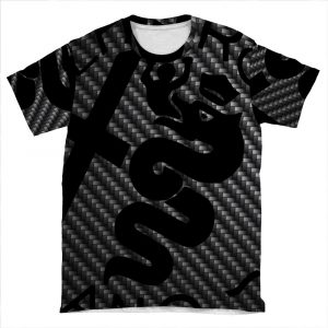 Alfa Romeo Carbon Logo AOP T-shirt Tee
