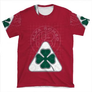 Alfa Romeo Quadrifoglio Ispirazione AOP T-shirt Tee