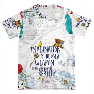 Alice In Wonderland - Imagination AOP T-shirt Tee