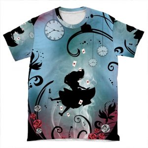 Alice In Wonderland - Rosebush AOP T-shirt Tee