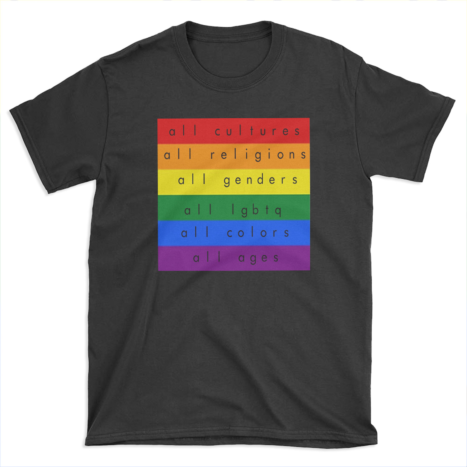 All-Inclusive LGBTQ T-shirt Tee